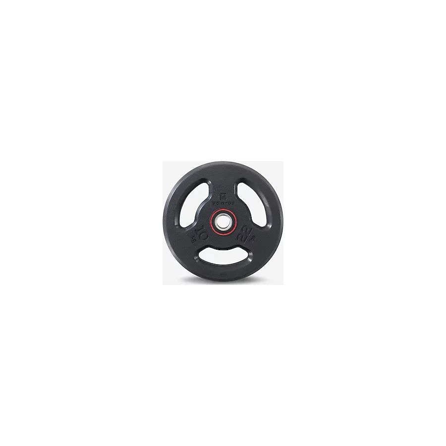 Domyos Kauçuk Ağırlık Plakası - 10 Kg - 28 Mm Sap
