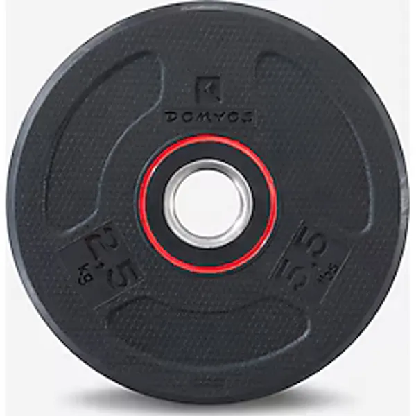 Domyos Kauçuk Ağırlık Plakası - 2,5 Kg - 28 Mm Sap