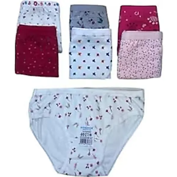Dondeza Kız Çocuk Boxer, 6'lı Paket, Karışık Renkler, 7-8 Yaş