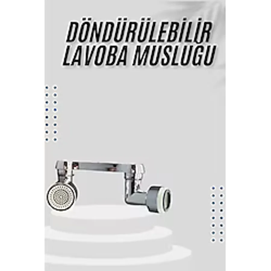 Dönebilen Musluk Başlığı Akrobat Mutfak Banyo Musluk Ucu Başlığı Oynar Başlıklı