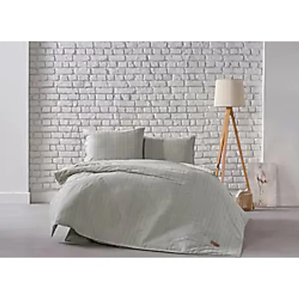 Doqu Home Mabel İpliği Boyalı Çift Kişilik Nevresim Takımı