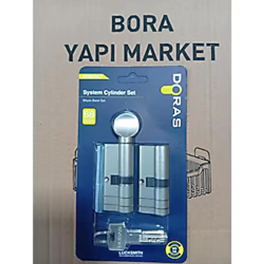 Doras Barel Kilit Set Tuzaklı Kilit 68 mm