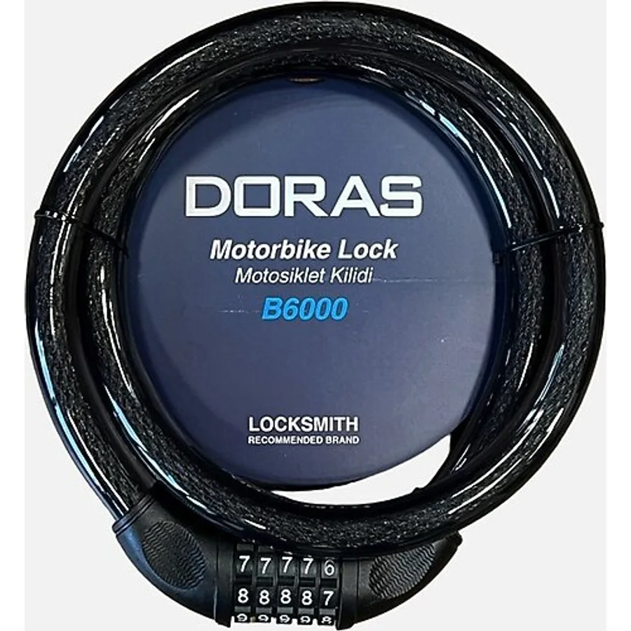 Doras Şifreli Motorsiklet Kilidi 120cm