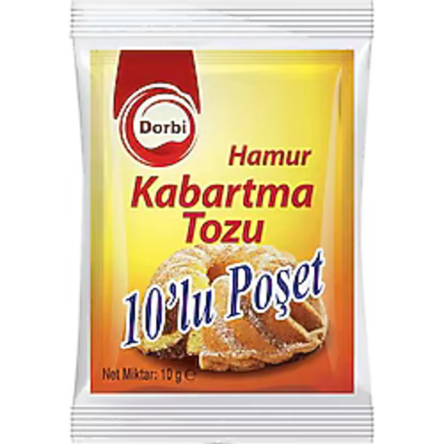 Dorbi 10 gr 10'lu Hamur Kabartma Tozu