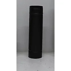 Dorello Siyah Mat Soba Borusu - 50 cm - Mat Siyah Soba Borusu