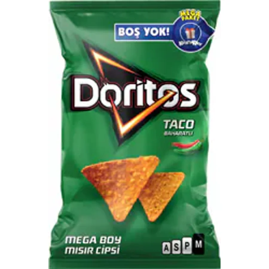Doritos Taco Baharatlı Mega Boy Cips 218 gr