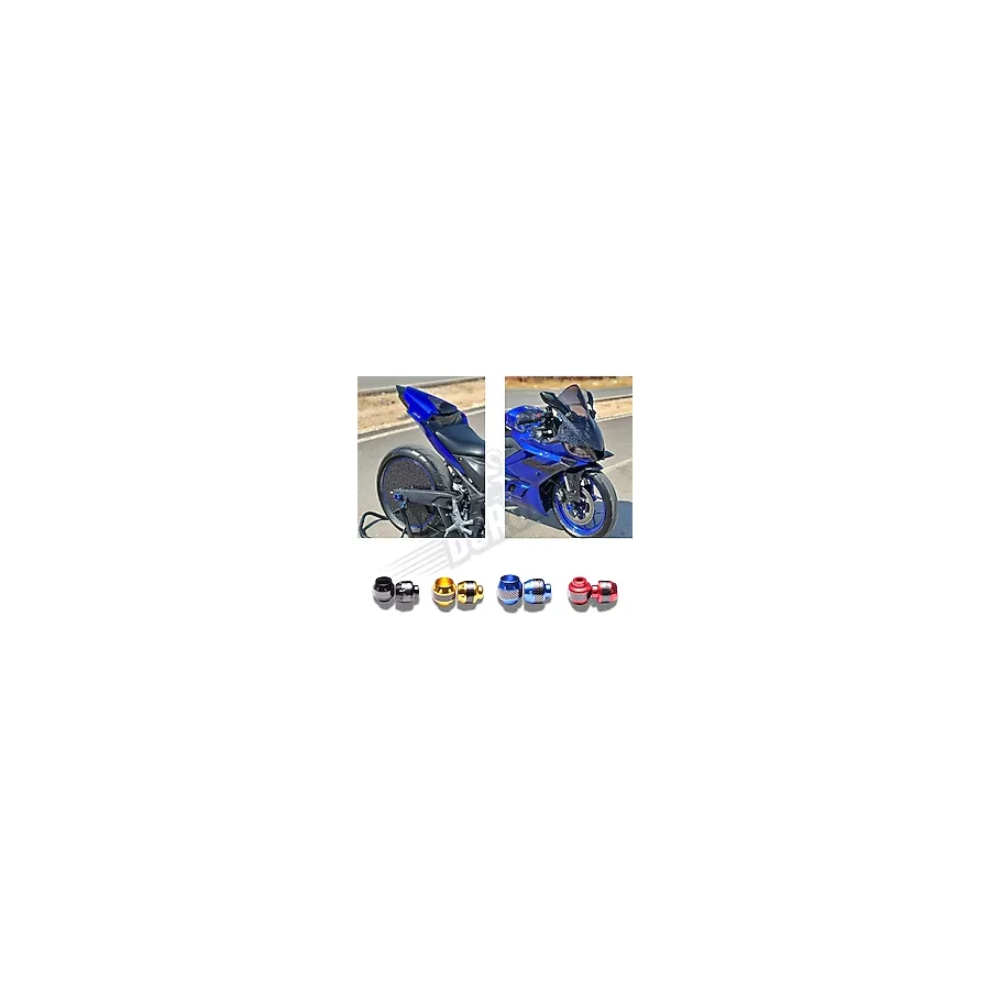 Dorumo Moto MOTOSİKLET LASTİK KORUMA TAKOZU MAVİ 2 adet