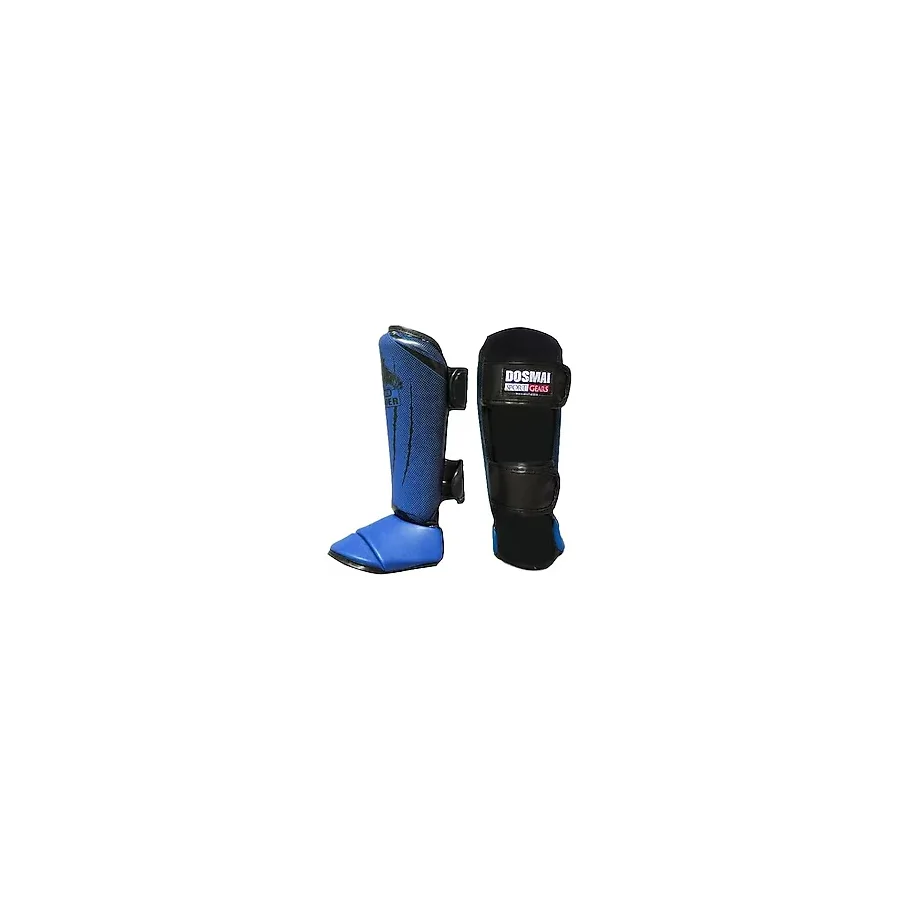 Dosmai Panther Power Ayak Kaval Koruma Seti Dövüş Sporları Profesyonel Kaval Ayak Koruyucu Kick Boks Kaval Koruyucu WUSHU KO447 (MAVİ, XL)