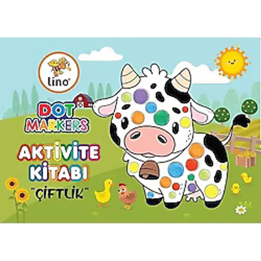 Dot Markers Boyama Kitabı - Çiftlik - Kolektif