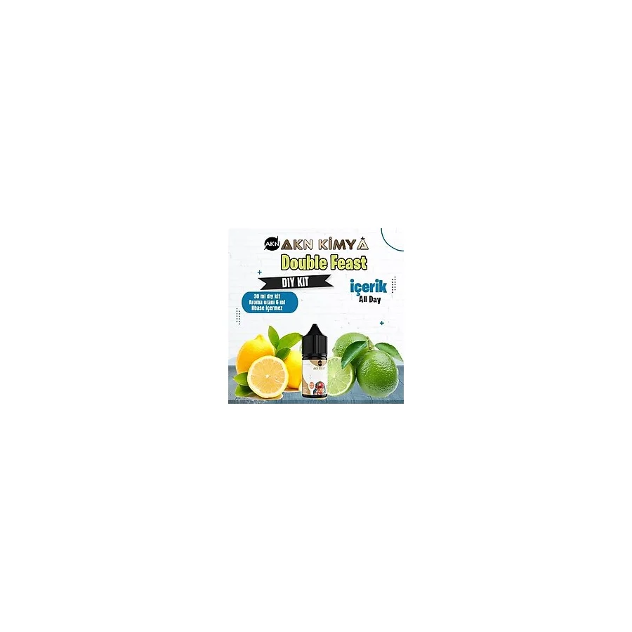 Double Feast Dıy Kit All Day Gıda Aroması %20 Oranda Aroma İçerir (Hazır Değildir )