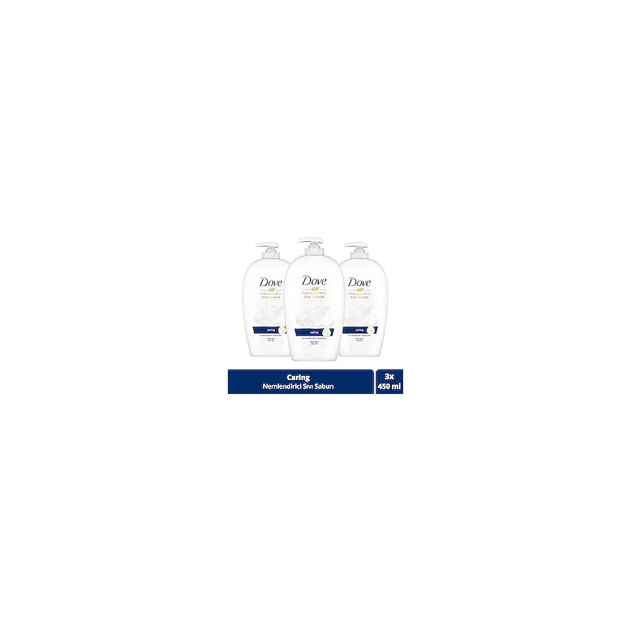 Dove Caring Sıvı Sabun 450 ml 3'lü