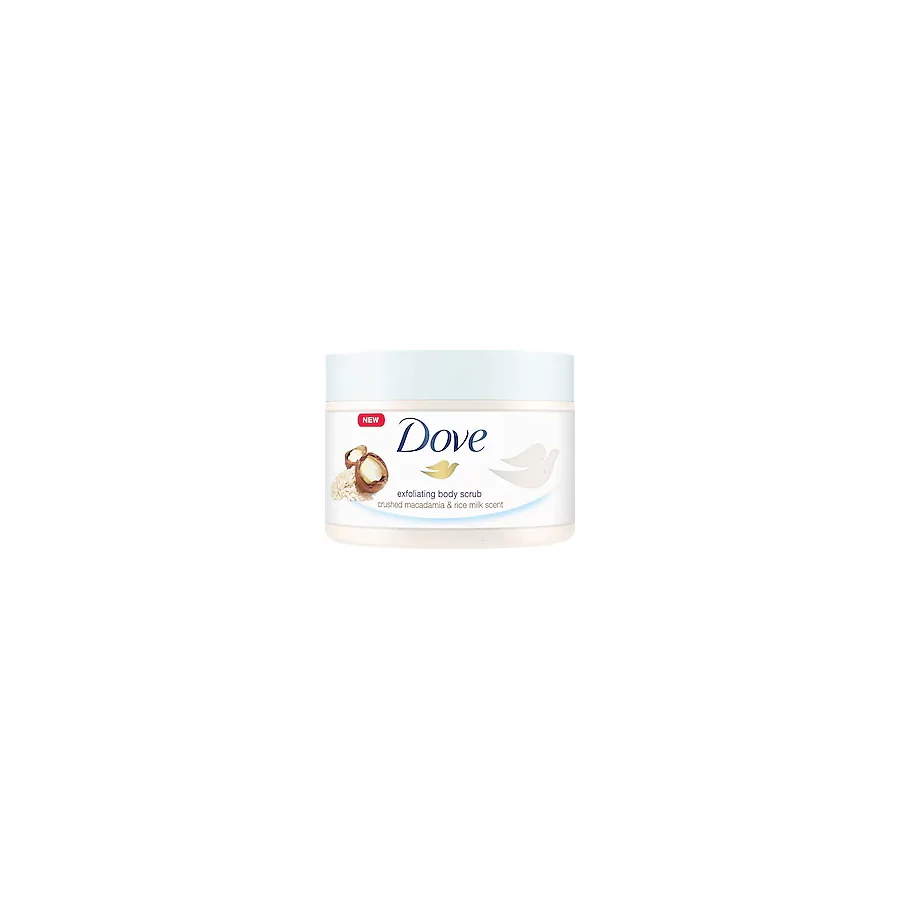 Dove Macademia Fındığı ve Pirinç Sütü Vücut Peeling 225 ml