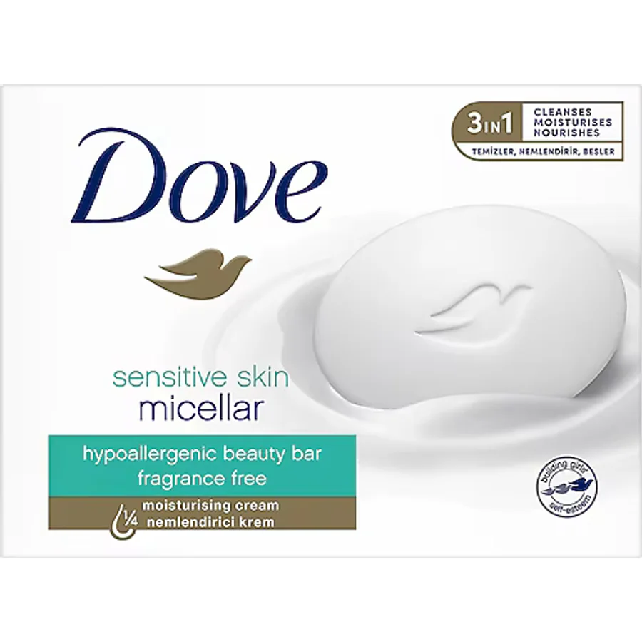 Dove Sensitive Skin Micellar Cream Bar 90 gr Nemlendirici Sabun