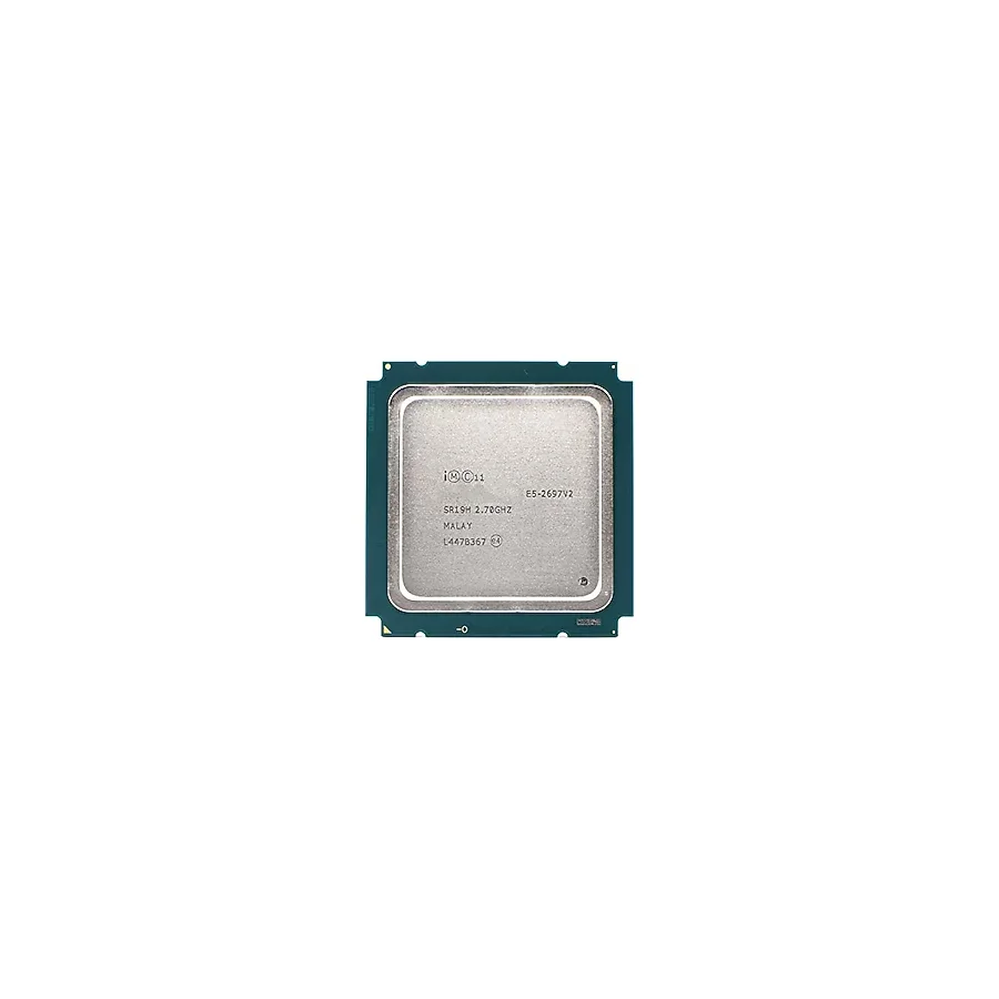 DOVOSA bilgisayar donanımı E5 2697 V2 2.7GHz 30M QPI 8GT/s LGA 2011 SR19H C2 E5 2697v2 CPU Processor 100% Normal Work Üretim hassasiyeti