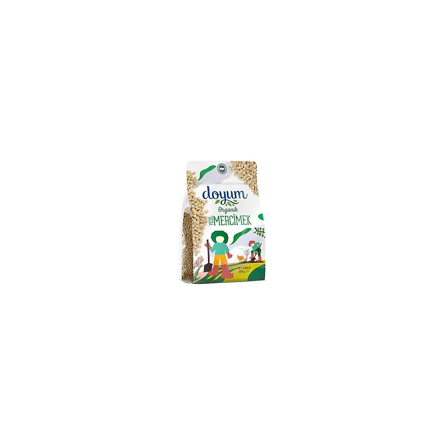 Doyum Organik Yeşil Mercimek 1 kg