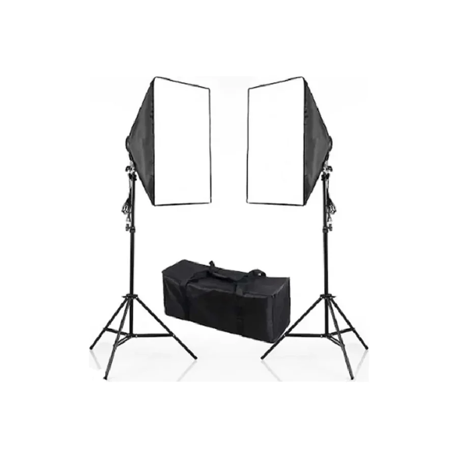 Dp 50 x 70 cm Softbox 2'li Sürekli Işık Seti Taşıma Çantalı