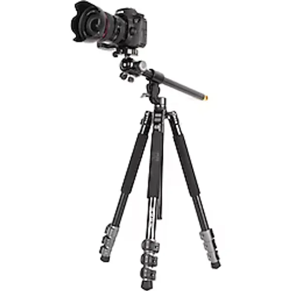 Dp-900 Pro Traveler Seyahat Tipi Yatay Dikey Makro Fotoğraf Monopod Ve Video Slr Kamera Tripod
