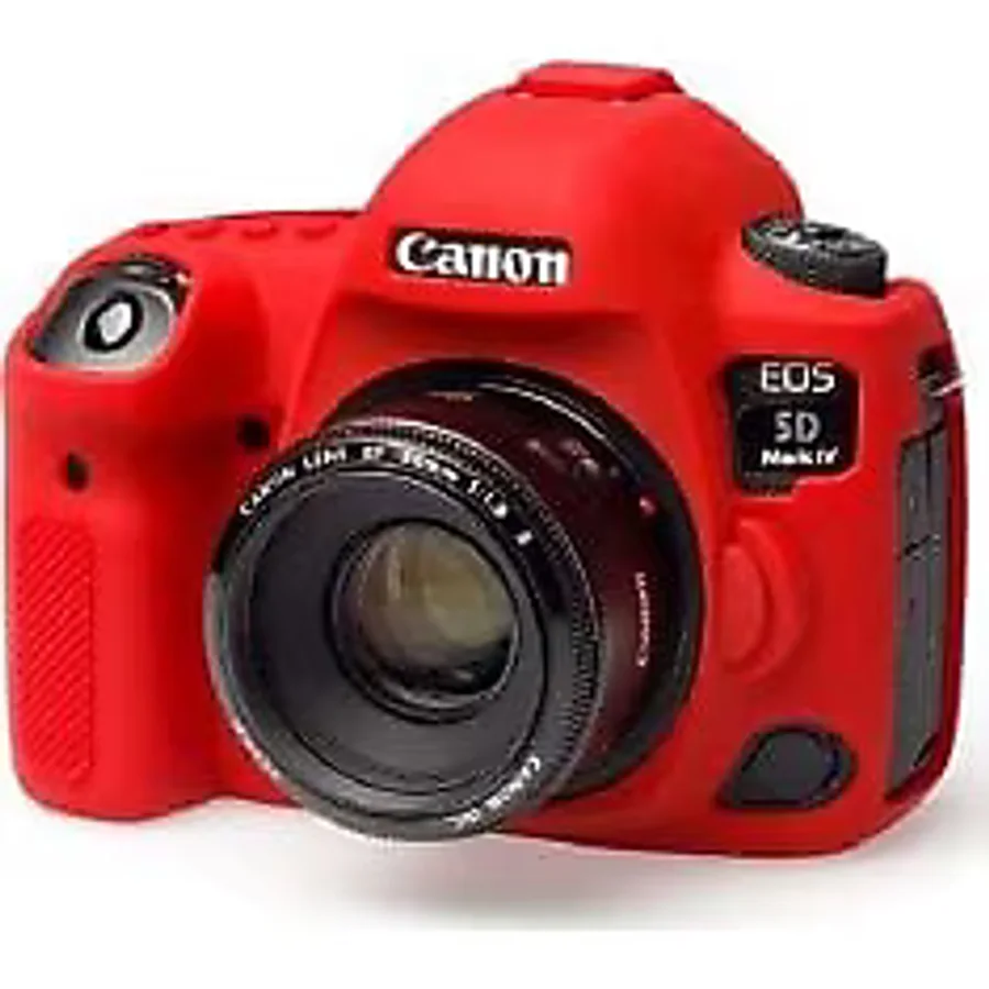 DP Canon 5Dmark VI Silikon Kılıf (KIRMIZI)