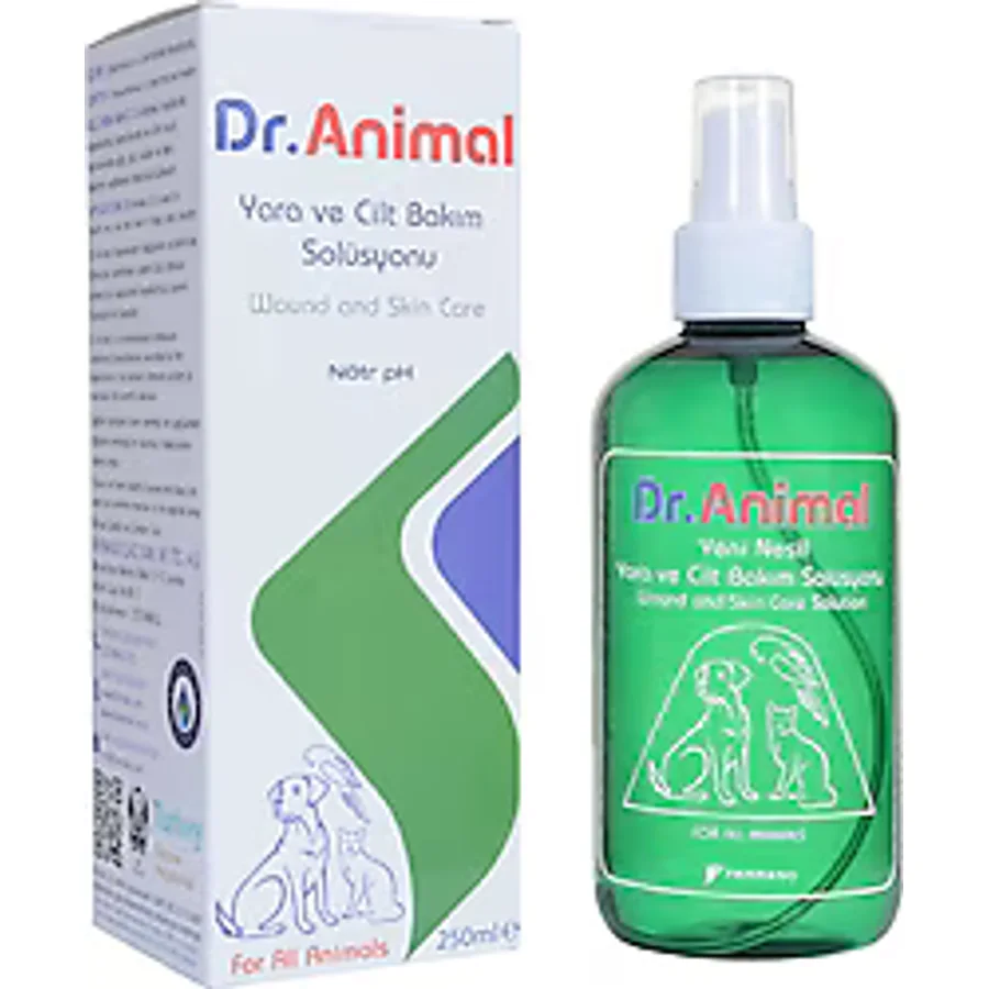 Dr. Animal 250 ml Yara ve Cilt Bakım Solüsyonu