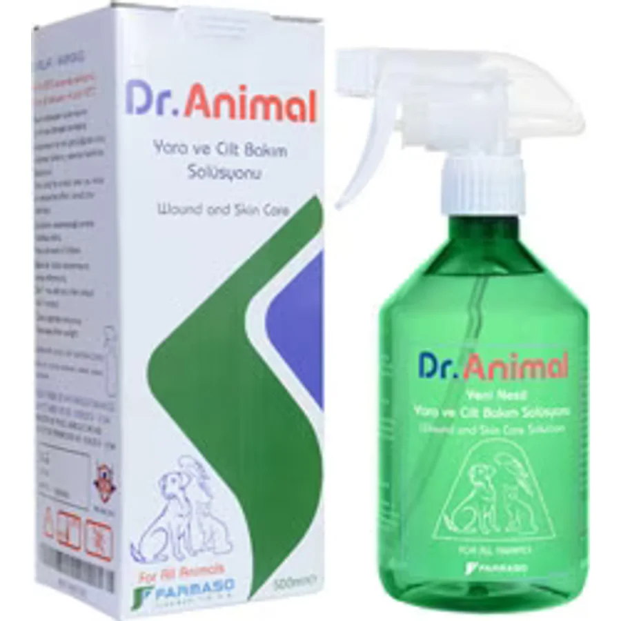 Dr. Animal 500 ml Yara ve Cilt Bakım Solüsyonu