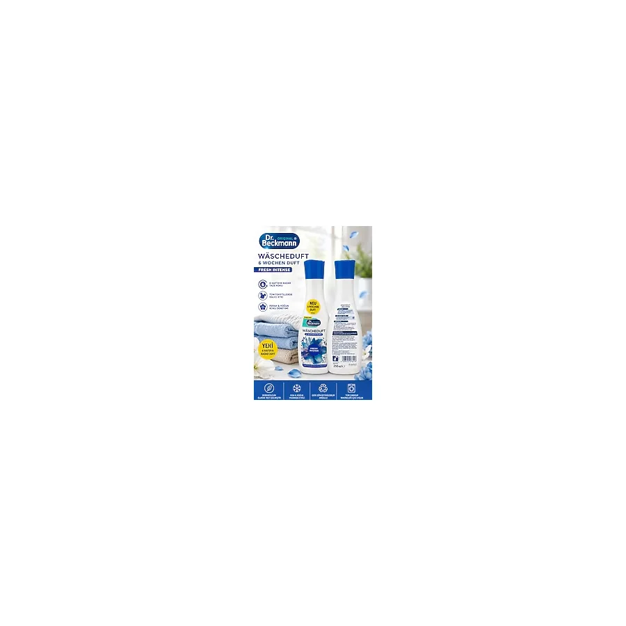 Dr.Beckmann Çamaşır Parfümü Fresh Intense 250 ml - 6 Hafta Kalıcı Koku
