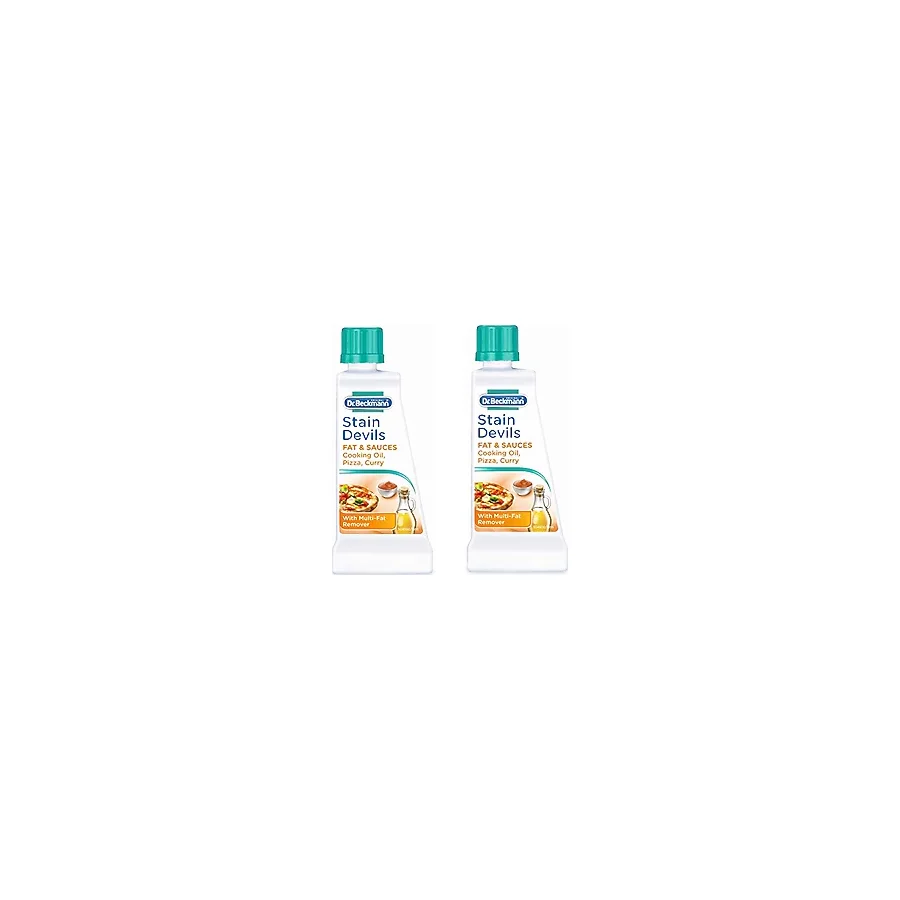 Dr Beckmann Leke Şeytanları Yağ ve Soslar Yemeklik Yağ, Pizza & Köri Lekesi Çıkarıcı (2 x 50ml)