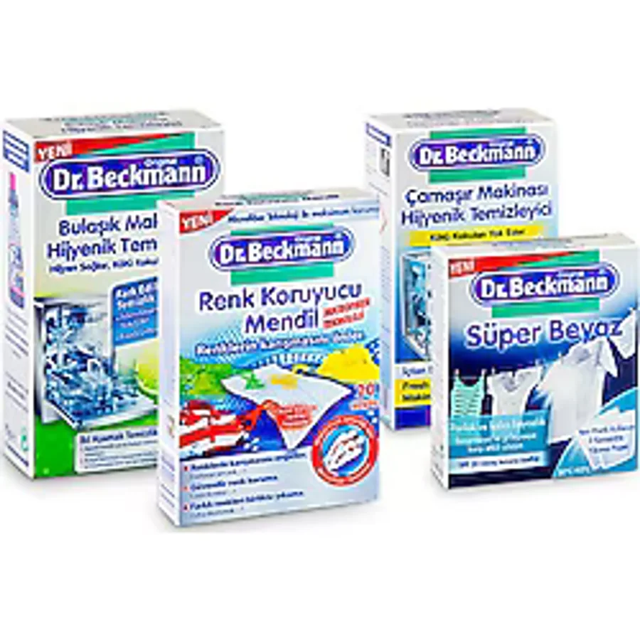 Dr. Beckmann Renk Koruyucu 12'li + Aktif Beyazlatıcı Mendil 15'li