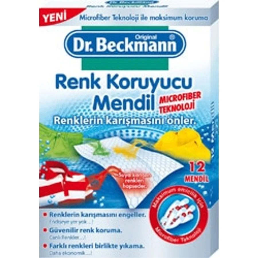 Dr. Beckmann Renk Koruyucu Mendil 12'li