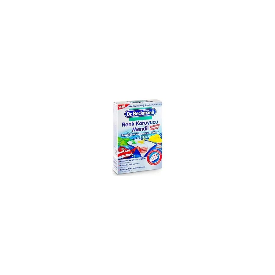 Dr. Beckmann Renk Koruyucu Mendil 20 x 6'lı Set