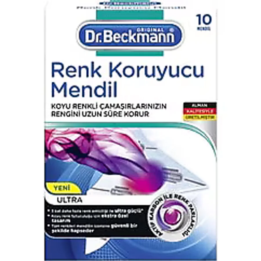 Dr. Beckmann Ultra Renk Koruyucu Mendil 10'lu