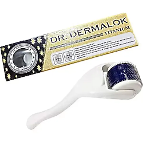 Dr. Dermalok Dermaroller Professional-Saç, Sakal, Kaş, Serum Kullanımına Uygun Yeni Seri 1 mm Beyaz