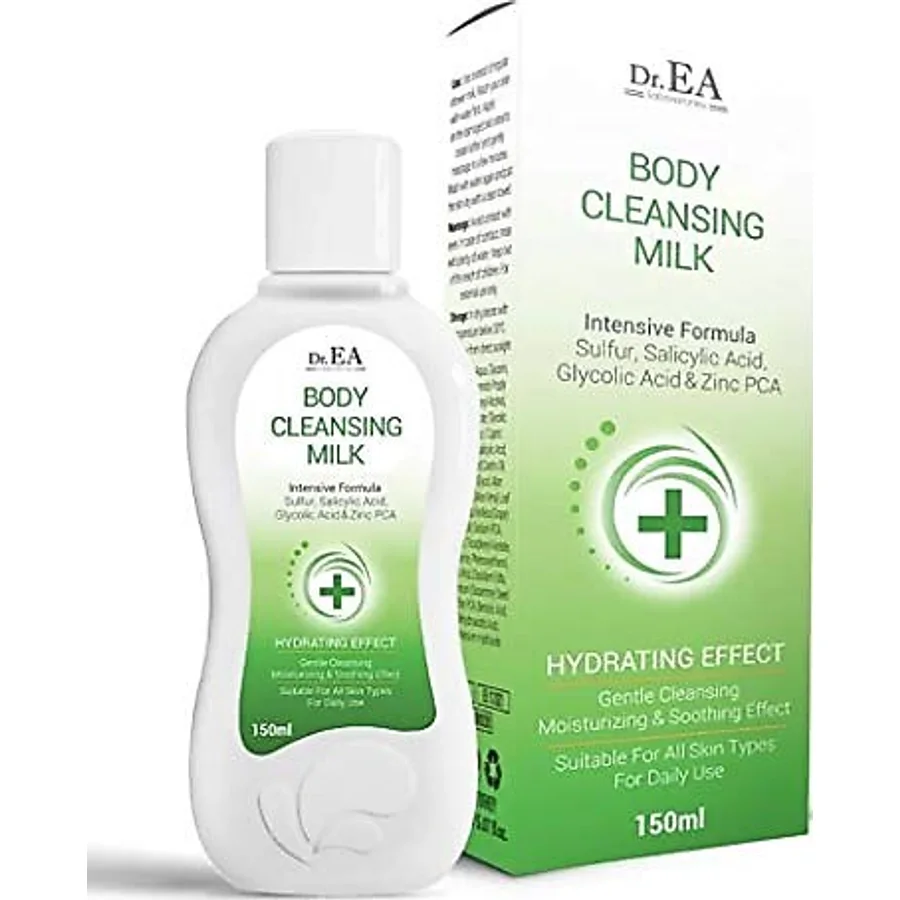 Dr. EA Laboratories Zolic Sivilce Ve Siyah Nokta Karşıtı Yüz Ve Vücut Temizleme Sütü