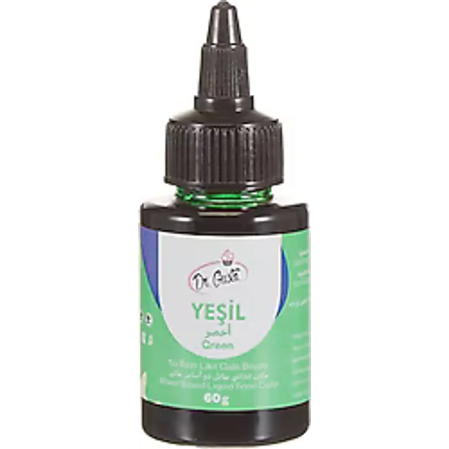 Dr. Gusto Su Bazlı Likit Yeşil Gıda Boyası 60 gr