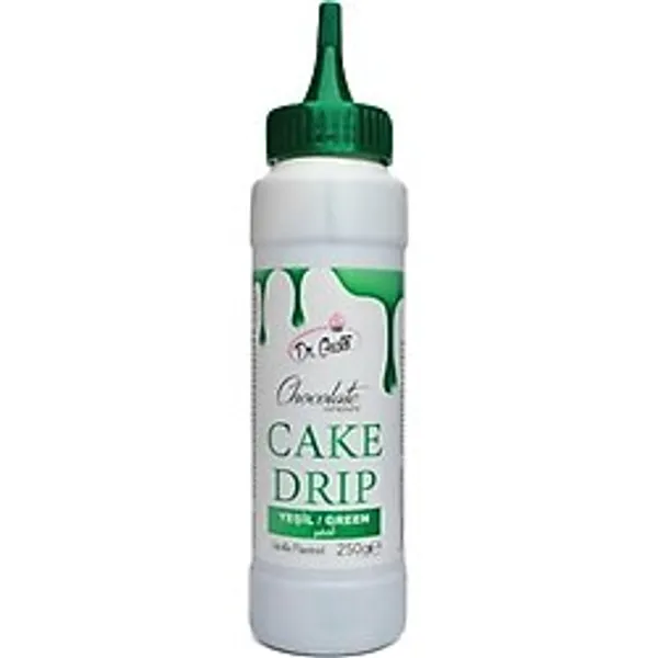Dr. Gusto Yeşil Cake Drip, 250 g, Pasta ve Kek Kaplama Sosu