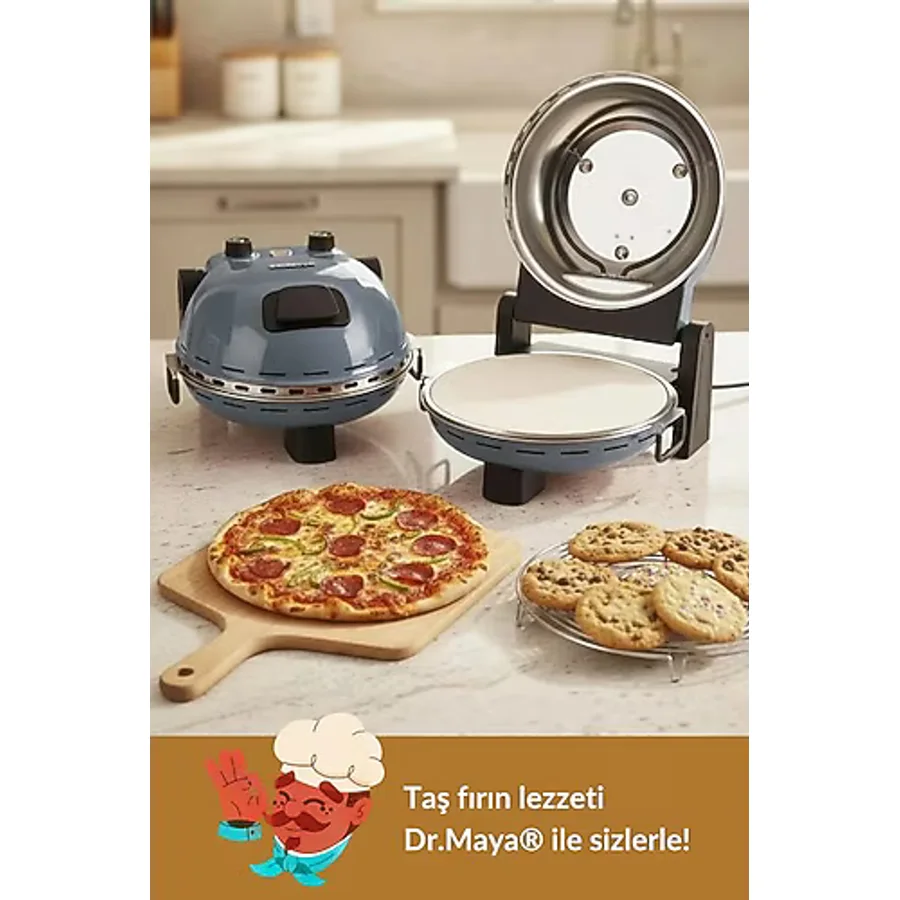 Dr.Maya Pro Plus Taş Fırın Pizza Makinesi