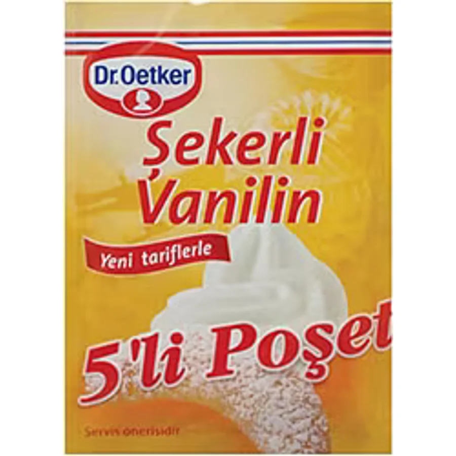 Dr. Oetker 5 gr 5'li Şekerli Vanilin