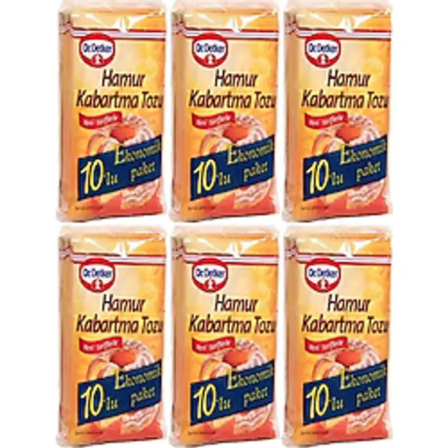 Dr. Oetker Dr.oetker Hamur Kabartma Tozu 10'lu X 6 Lı Ekonomik Paket