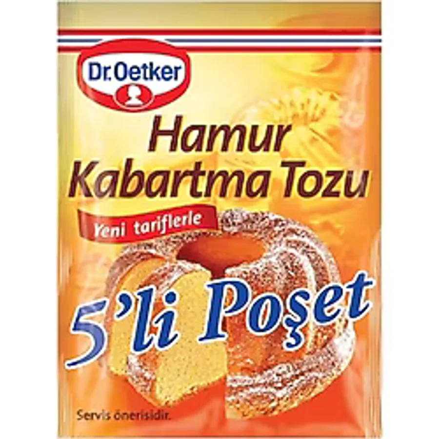 Dr. Oetker Dr Oetker Hamur Kabartma Tozu 5'Li (12'Li)