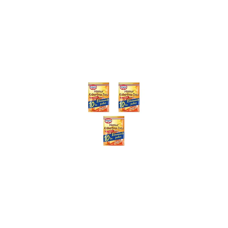 Dr. Oetker Glutensiz Hamur Kabartma Tozu 10'lux3 Adet