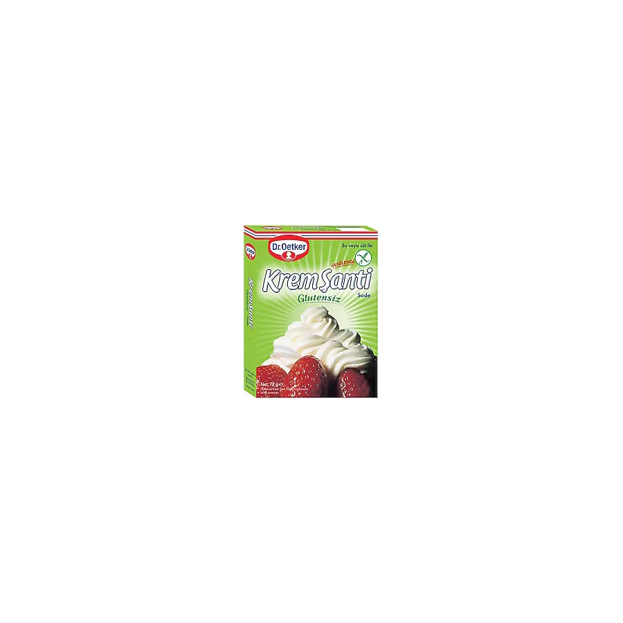 Dr. Oetker Glutensiz Krem Şanti 72 gr