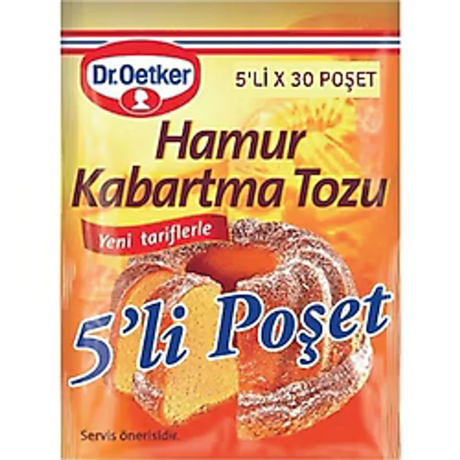 Dr. Oetker Hamur Kabartma Tozu 5'li X 30 Poşet