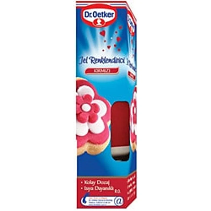 Dr. Oetker Kırmızı 10 Jel Renklendirici