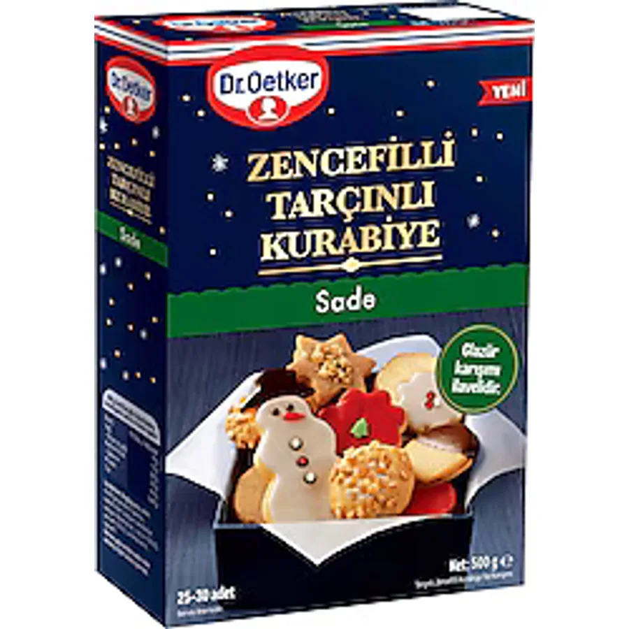 Dr. Oetker Zencefilli Tarçınlı Sade Kurabiye 500 gr