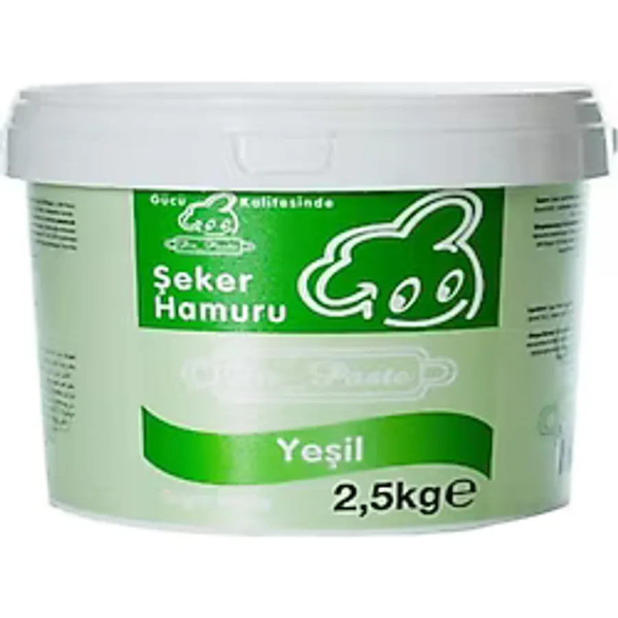 Dr Paste Şeker Hamuru 2,5 kg - Yeşil