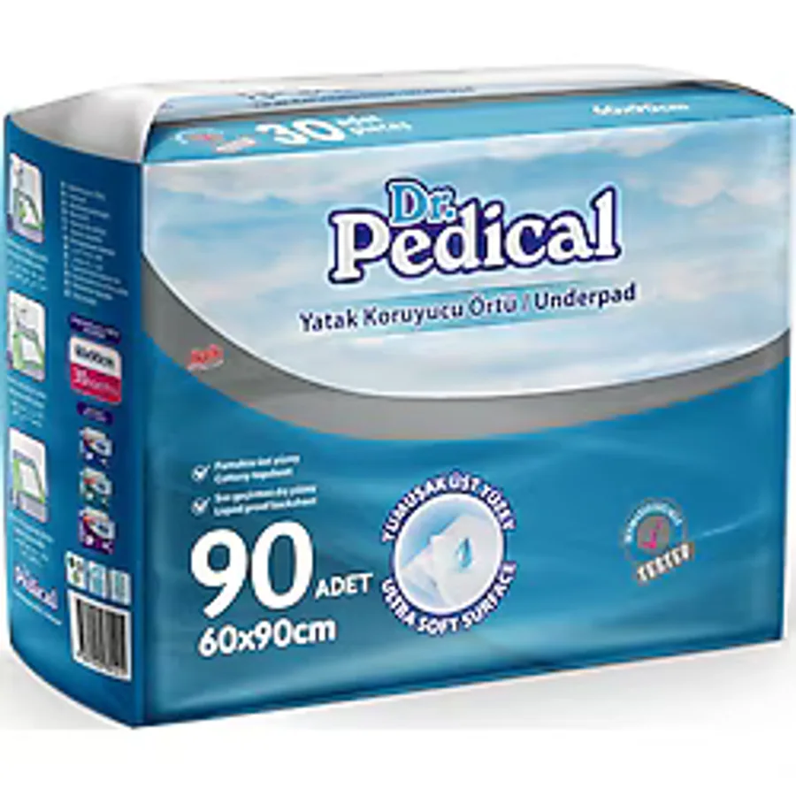 Dr. Pedical 60x90 cm 30'lu 3 Adet Yatak Koruyucu Örtü