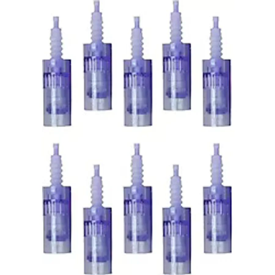 Dr.Pen A6 Uyumlu 12 Pin 10 Adet Mavi Soketli Dermapen İğne Kartuşu