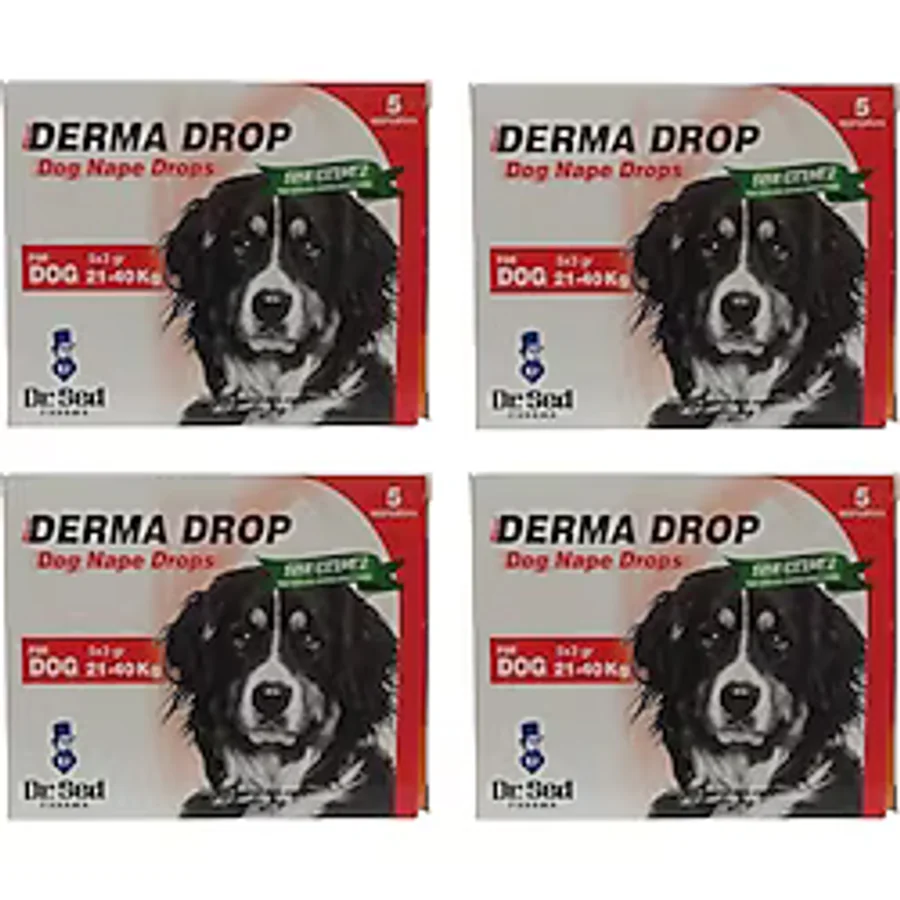 Dr Sed Pharma Derma 21-40 kg Köpek Dış Parazit Damla 4 Kutu