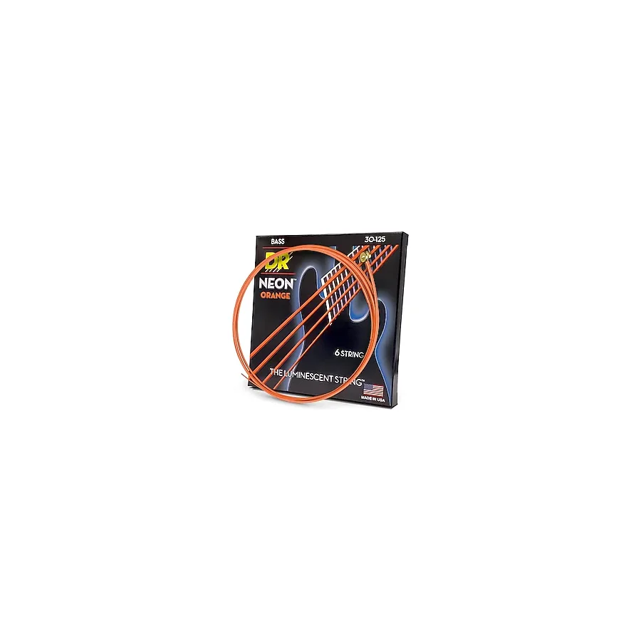 DR Strings HI-DEF NEON Bas Gitar Telleri (NOB6-30)