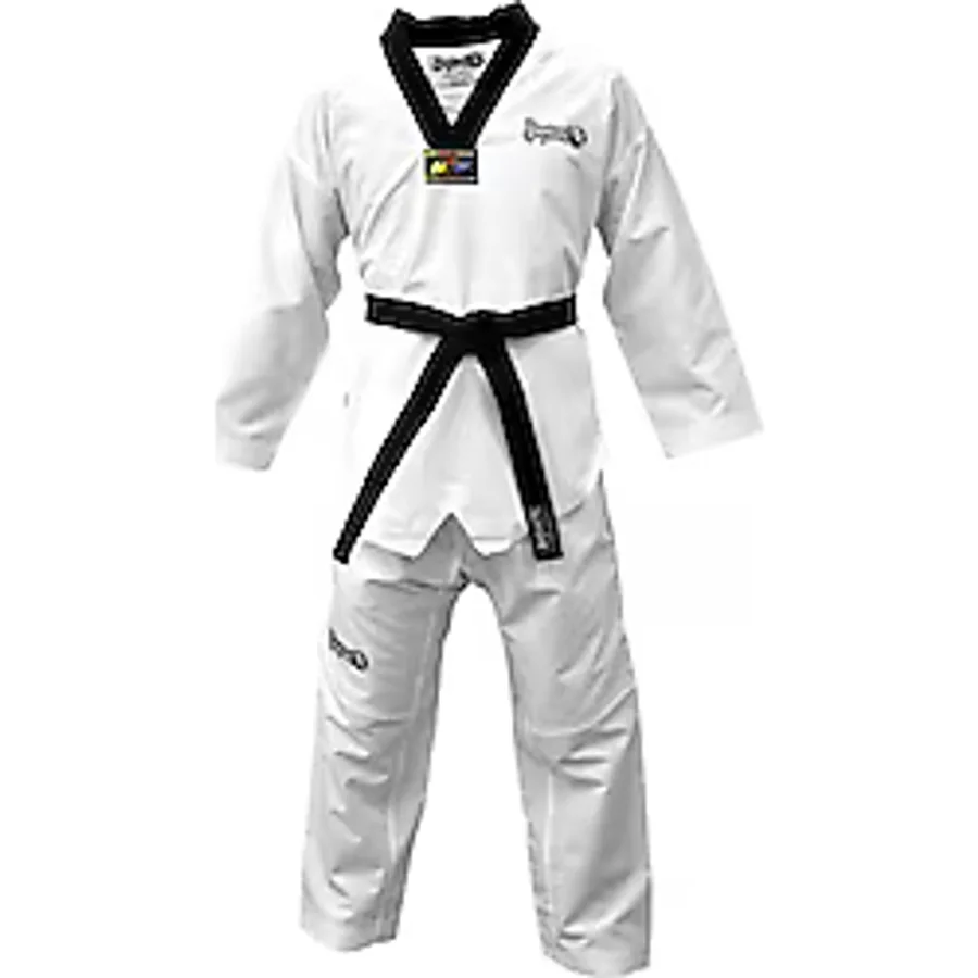 Dragondo 13120 Fighter Siyah Yaka Taekwondo Elbisesi Siyah
