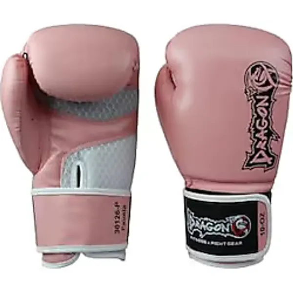 Dragondo Favela Kadın Pembe Boks Eldiveni Seti 7'li, 12 oz, Bandaj, Dişlik, Çanta, Çorap, Kaval Koruyucu, Atlama İpi